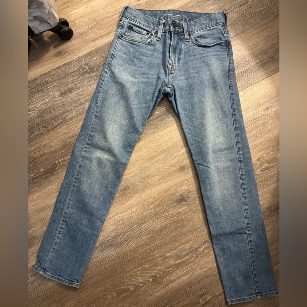 Woman’s Old Navy Straight-Leg Jeans Slim Sz 28x30